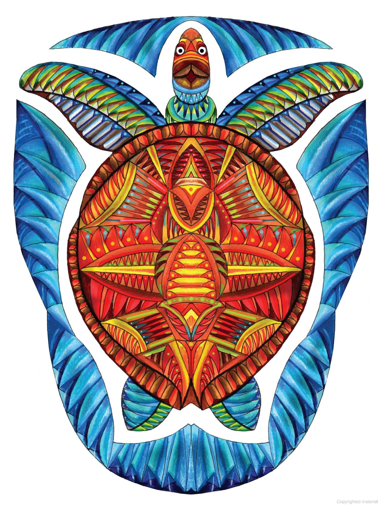 DVR Creative Haven® Coloring Book: Angular Animals