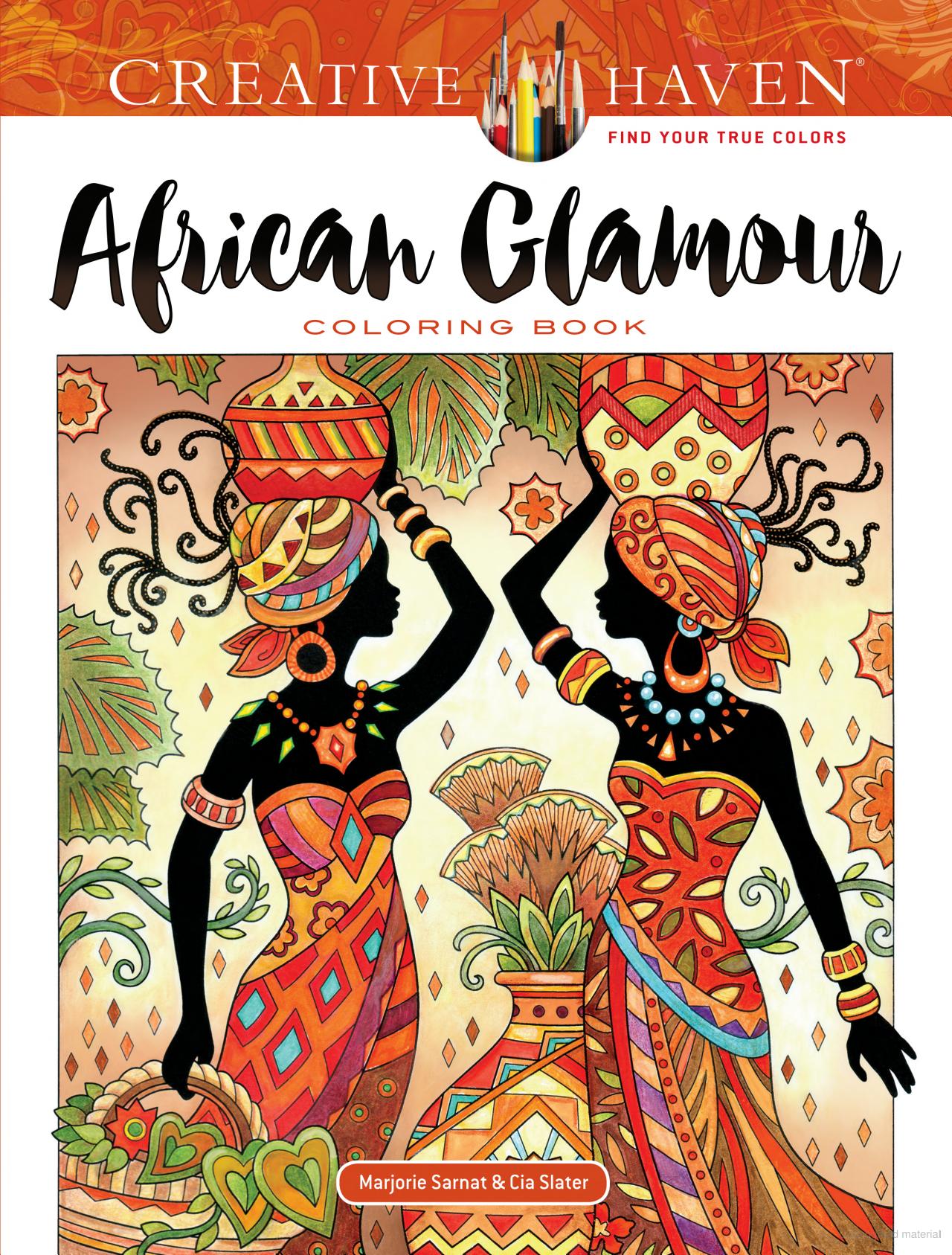 DVR Creative Haven® Coloring Book: African Glamour