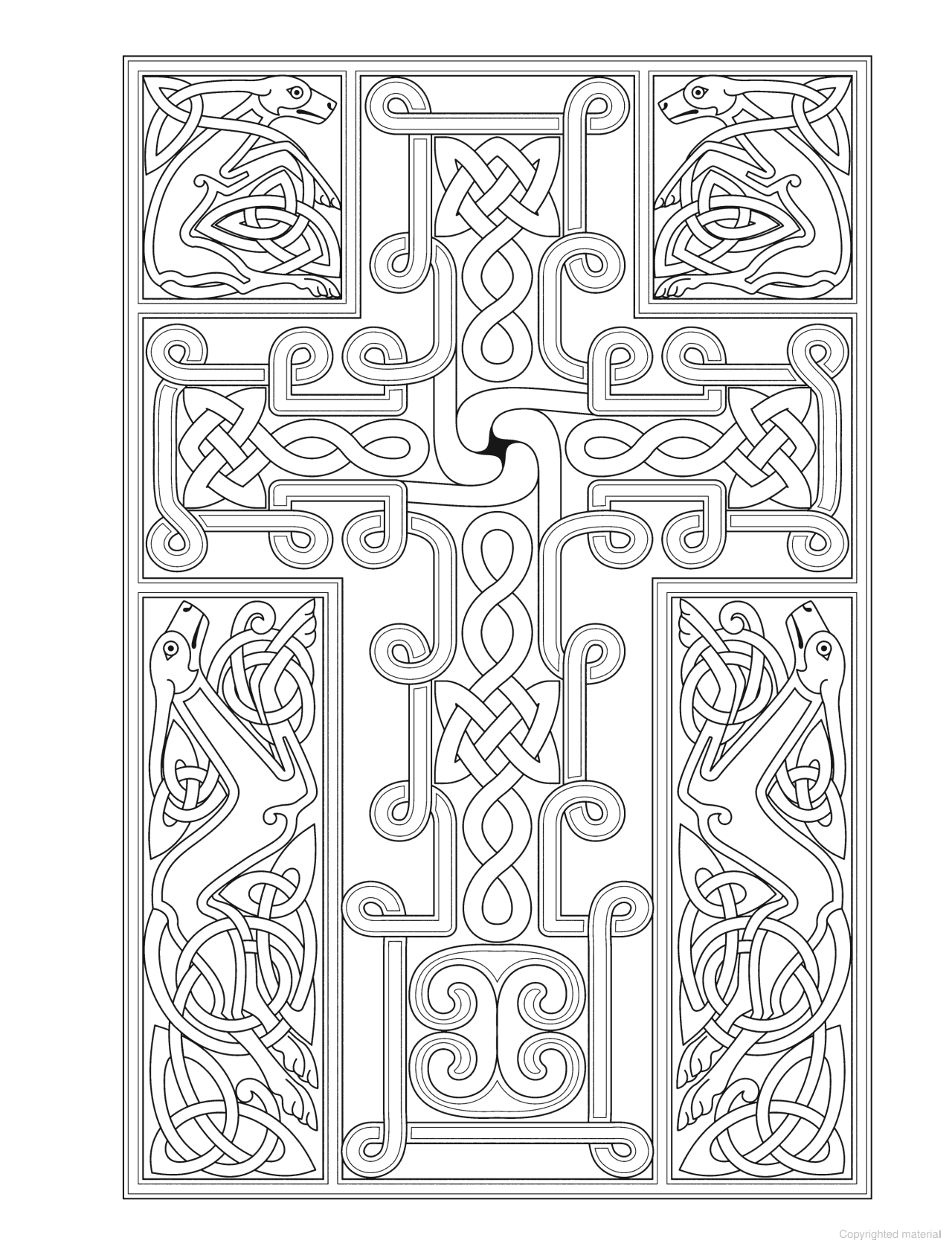 DVR Creative Haven® Coloring Book: Celtic Crosses