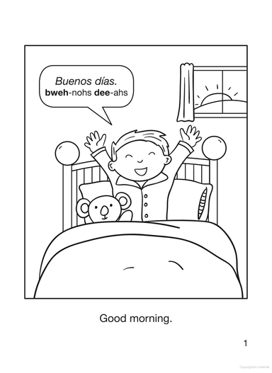 DVR Color & Learn: Easy Spanish Phrases For Kids