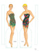 Flower Fashion Fantasies Paper Dolls