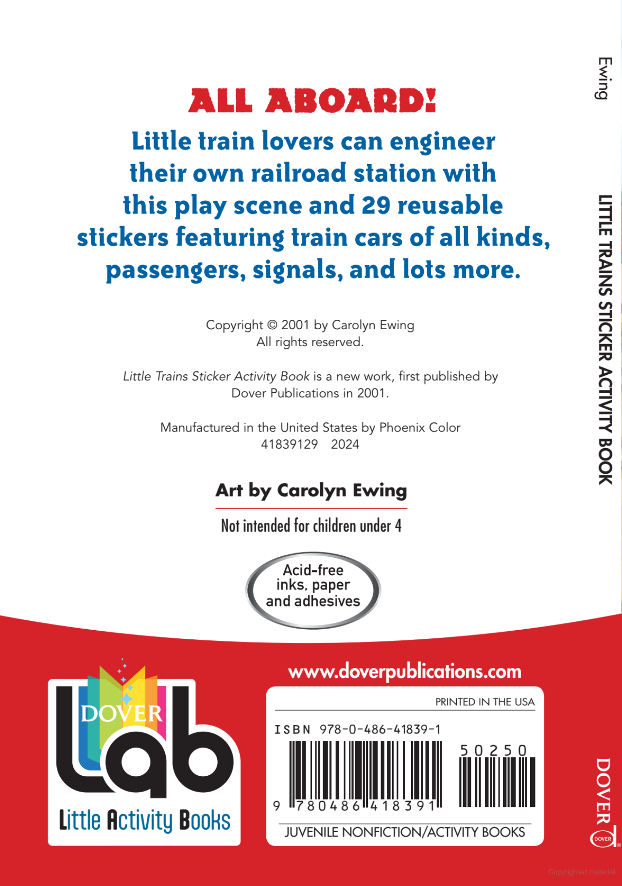 DVR Little Trains Sticker Activity Book