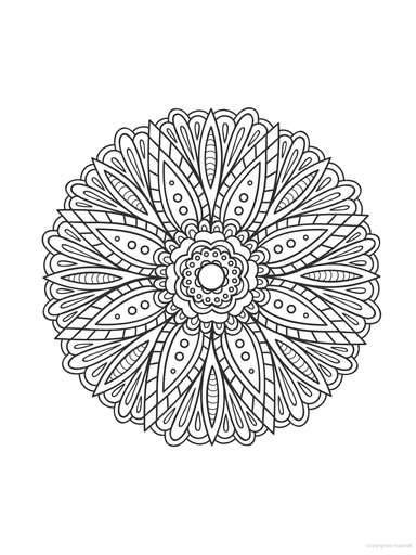 DVR Mandalas - SPARK Coloring Book