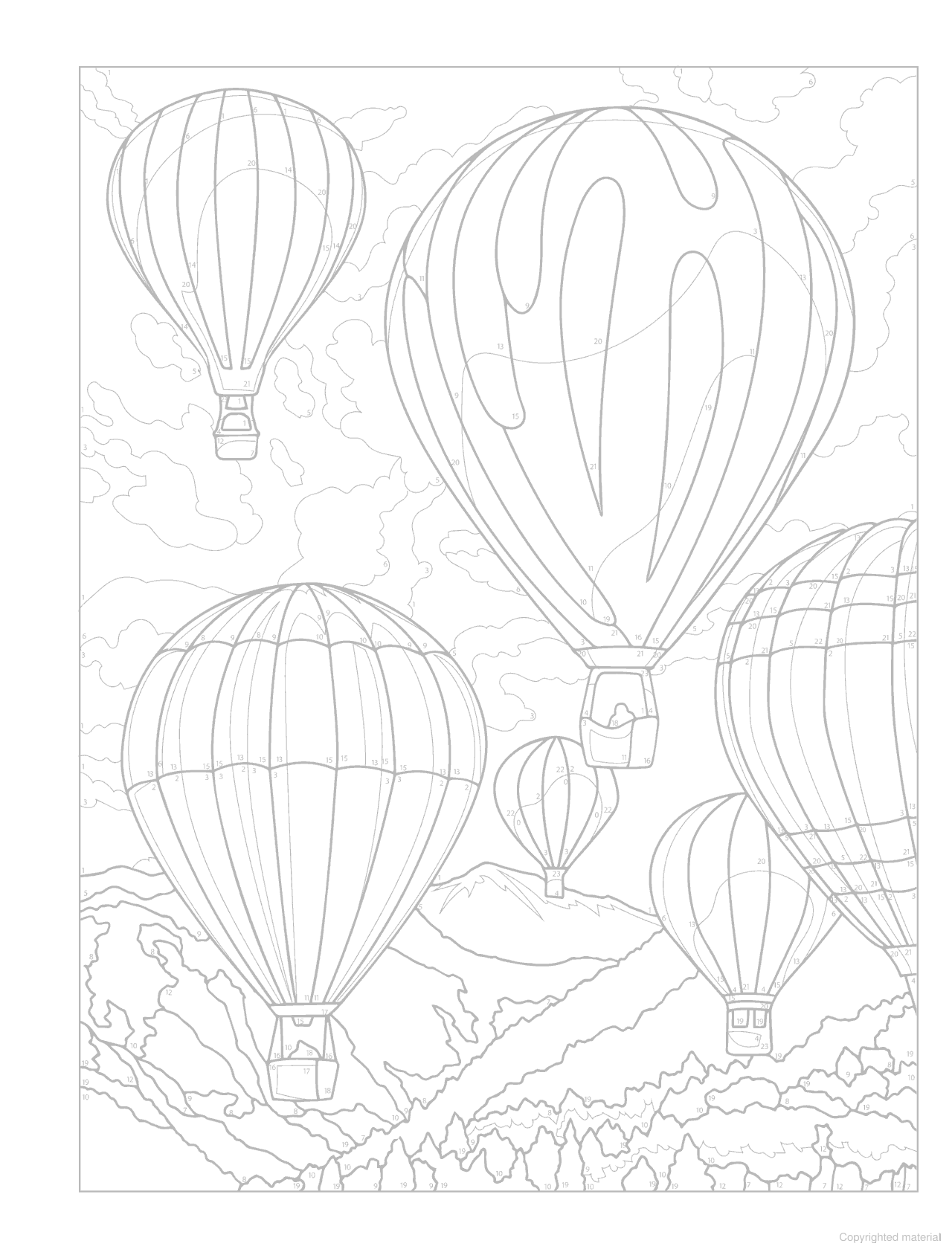 DVR Creative Haven® Color-by-Number: Endless Summer