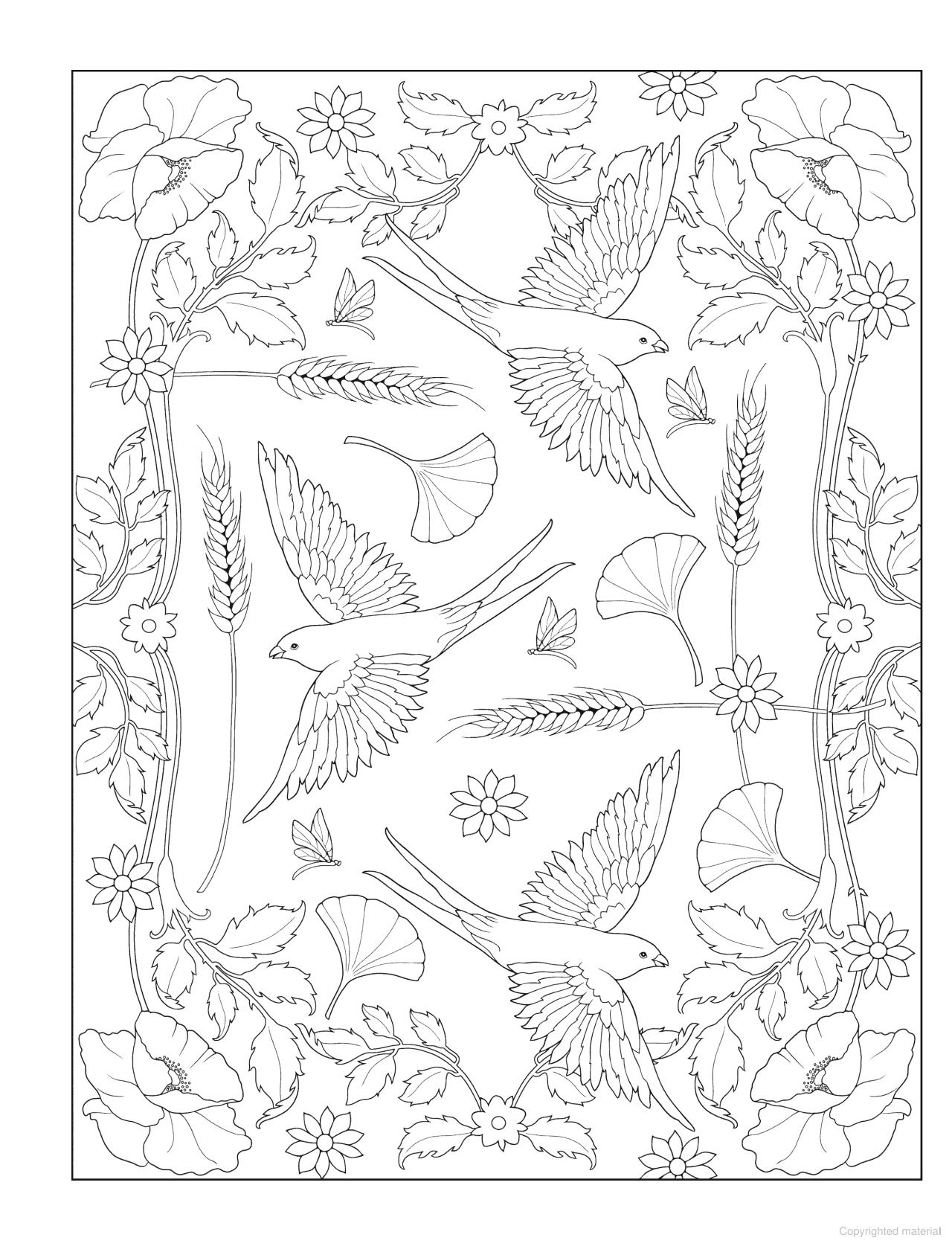 Creative Haven® Coloring Book: Joys of Nature