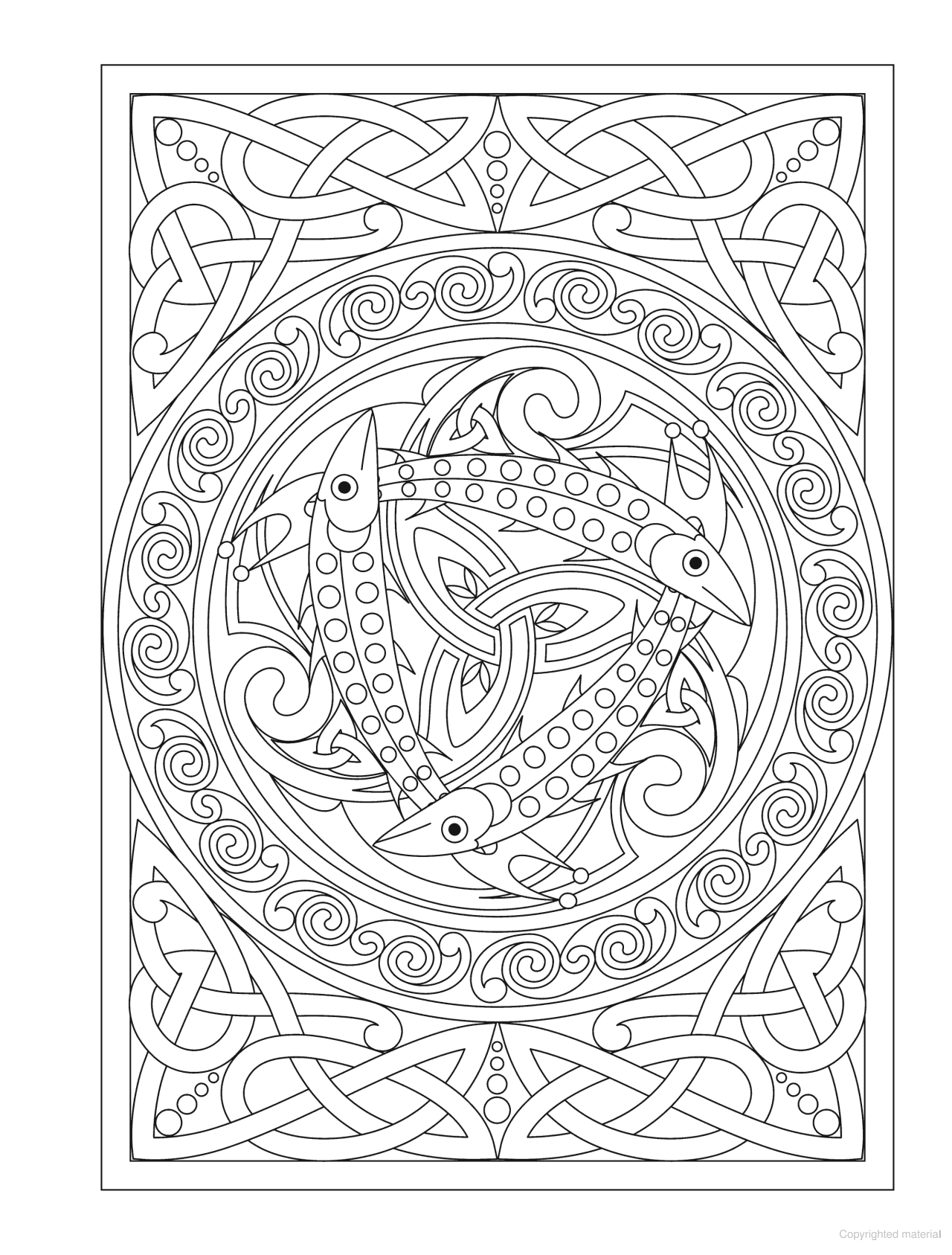DVR Creative Haven® Coloring Book: Celtic Animal Designs