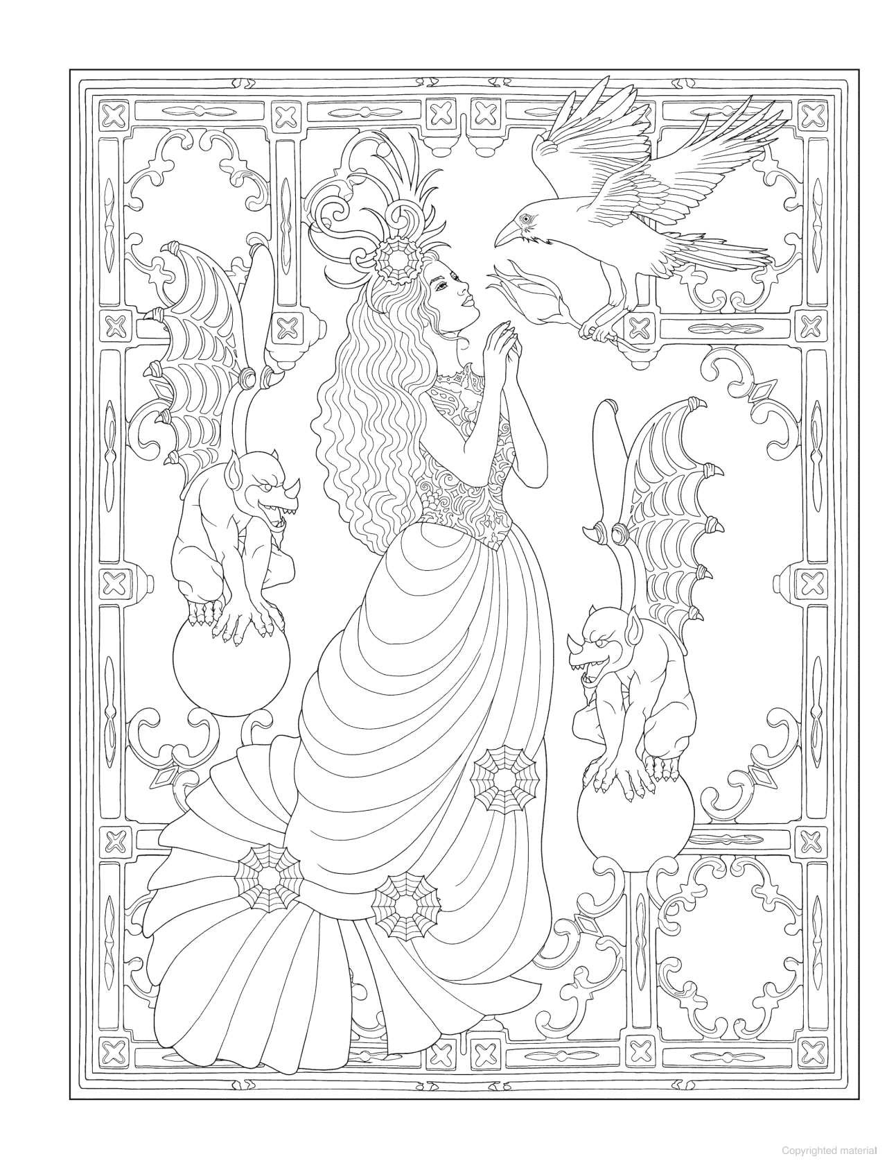 DVR Creative Haven® Coloring Book: Gothic Fantasy