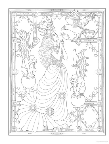 DVR Creative Haven® Coloring Book: Gothic Fantasy