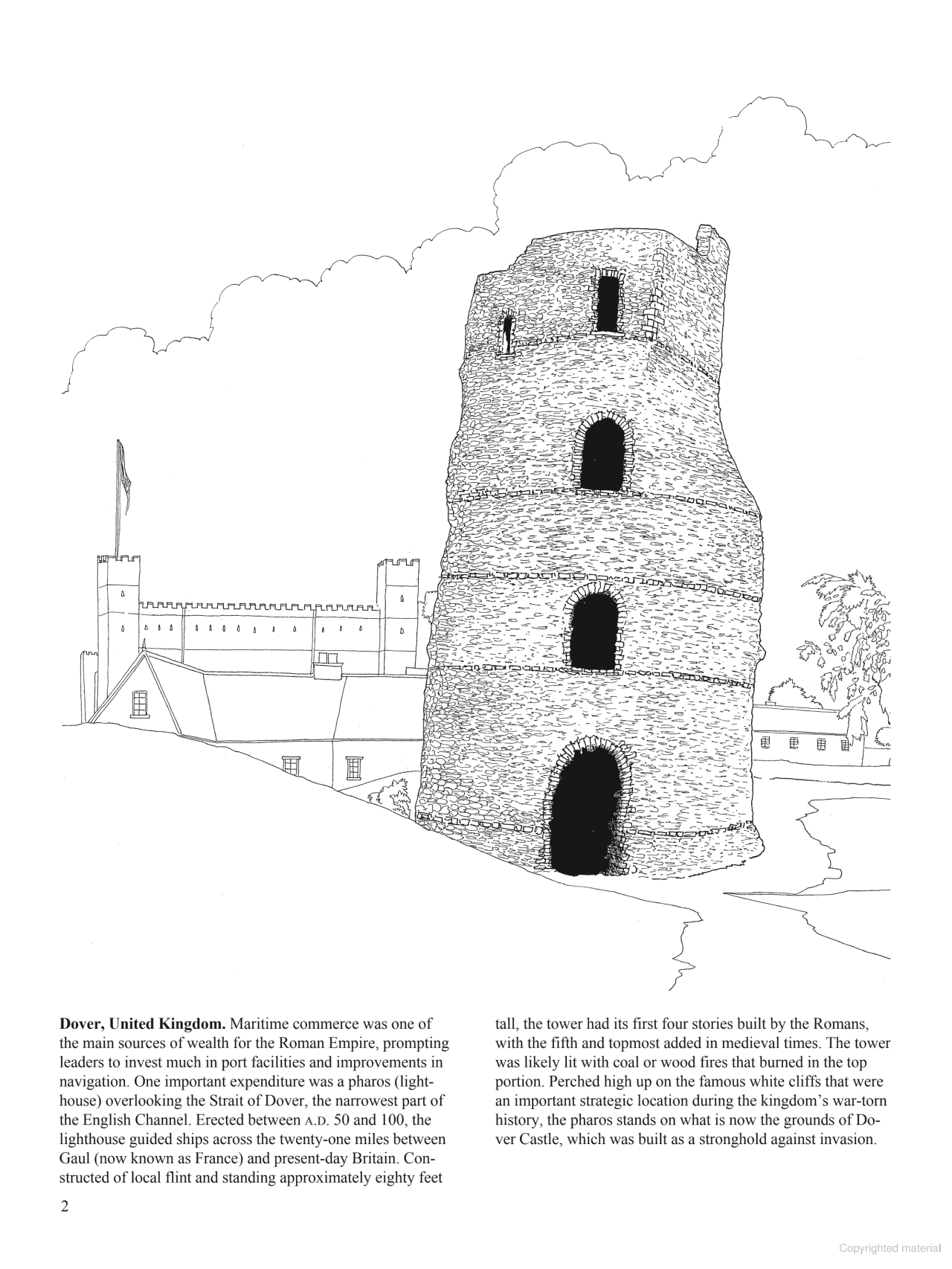 DVR Lighthouses of the World Coloring Book