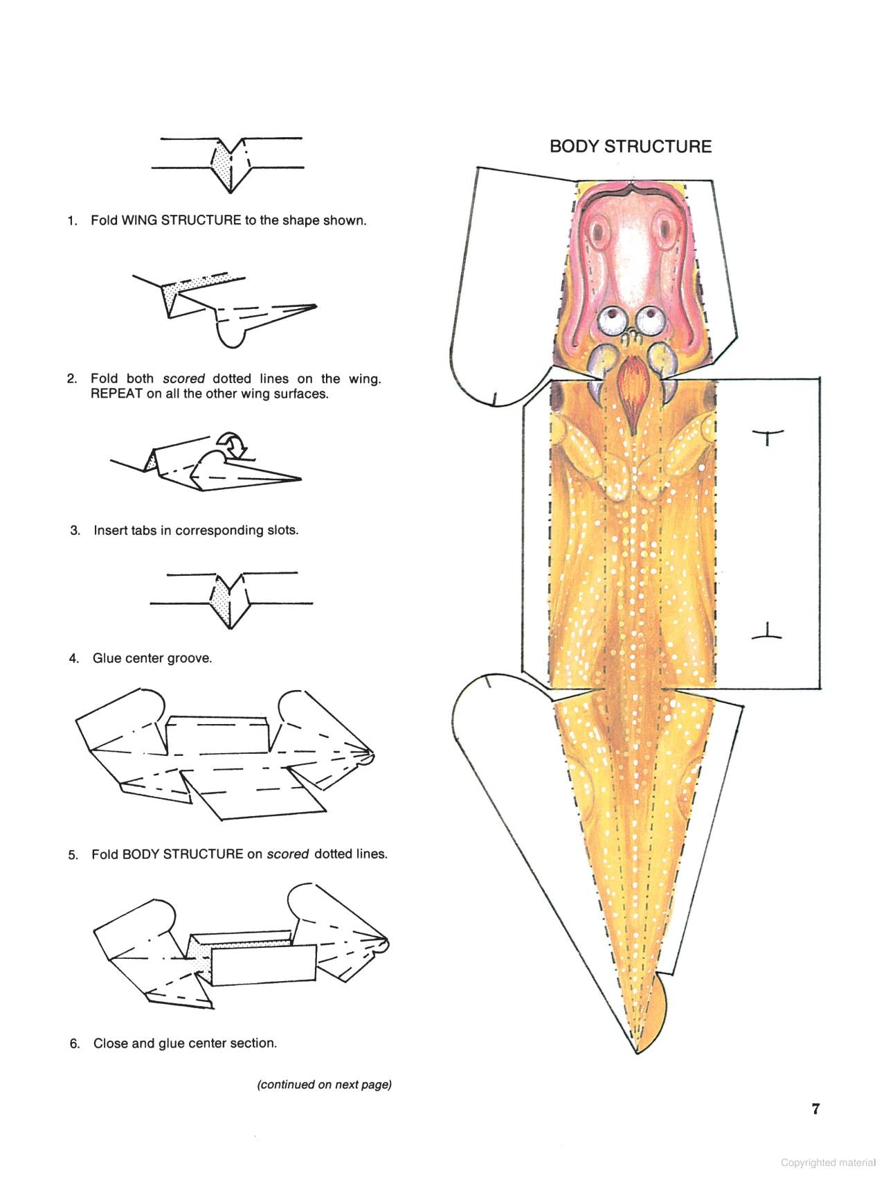 DVR Cut and Assemble Paper Dragons That Fly
