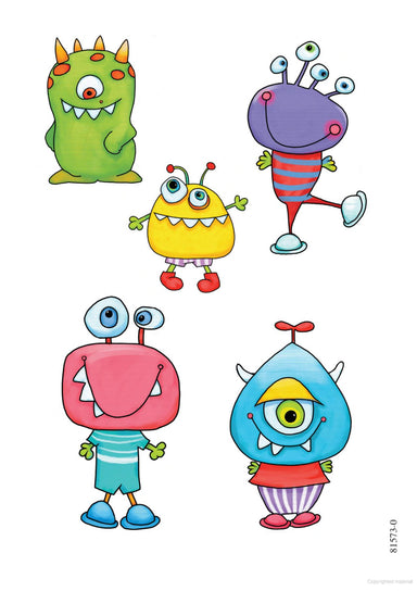 DVR Eek! Monsters Stickers