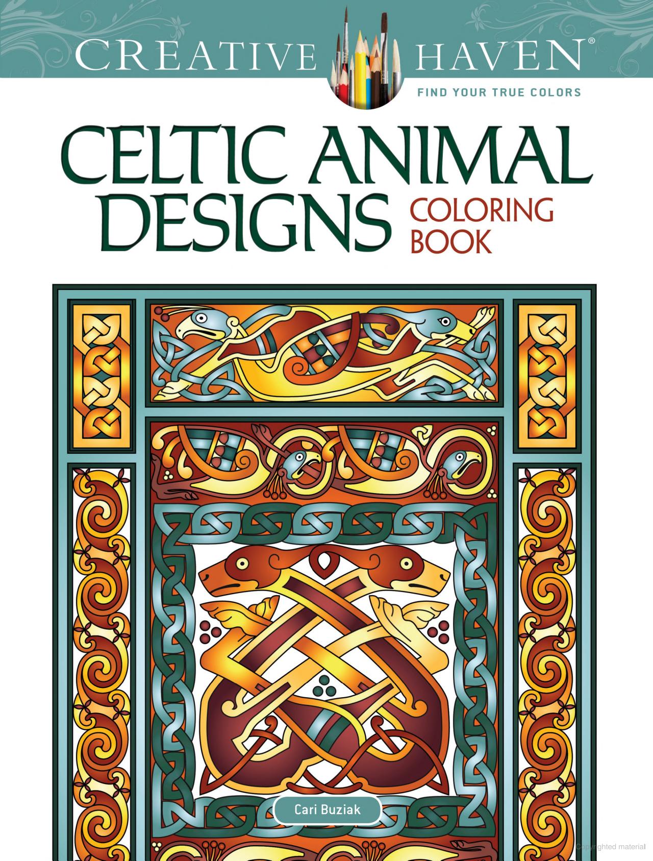DVR Creative Haven® Coloring Book: Celtic Animal Designs