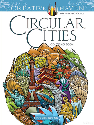 DVR Creative Haven® Coloring Book: Circular Cities