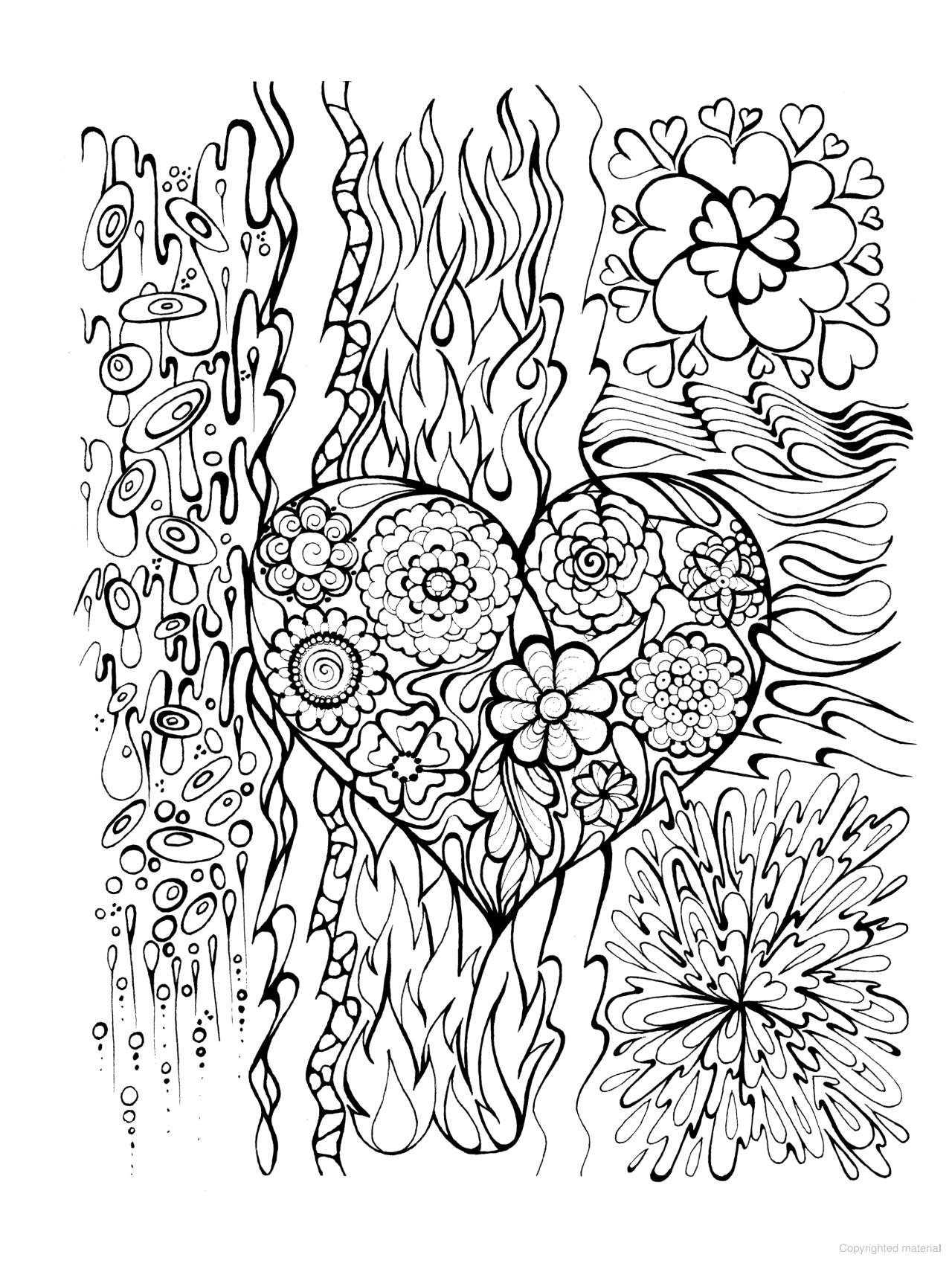 DVR Creative Haven® Coloring Book: Floral Frenzy