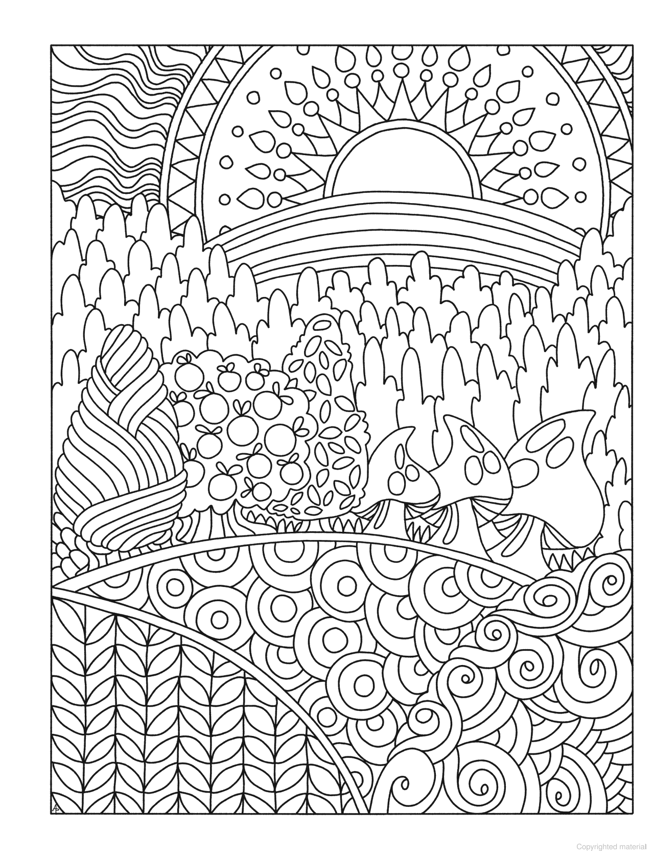 DVR Creative Haven® Coloring Book: Entangled Forest
