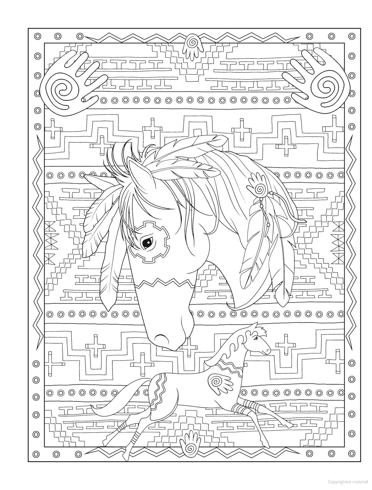 DVR Creative Haven® Coloring Book: Native American Designs