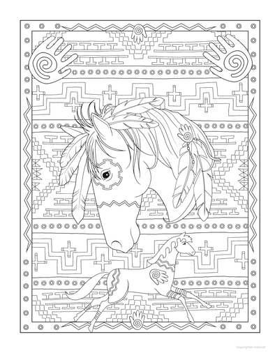 DVR Creative Haven® Coloring Book: Native American Designs