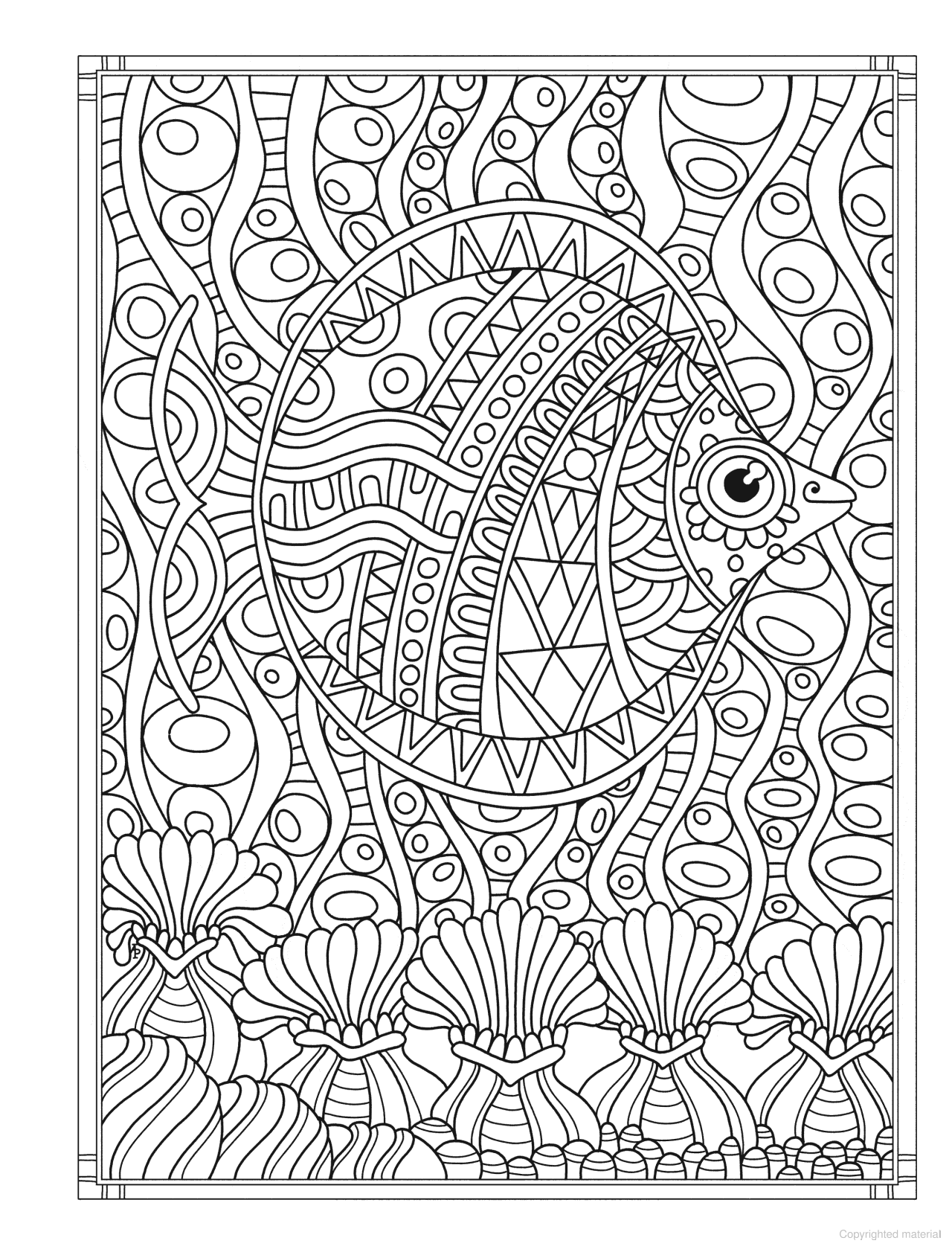 DVR Creative Haven® Coloring Book: Spectacular Sea Life Designs