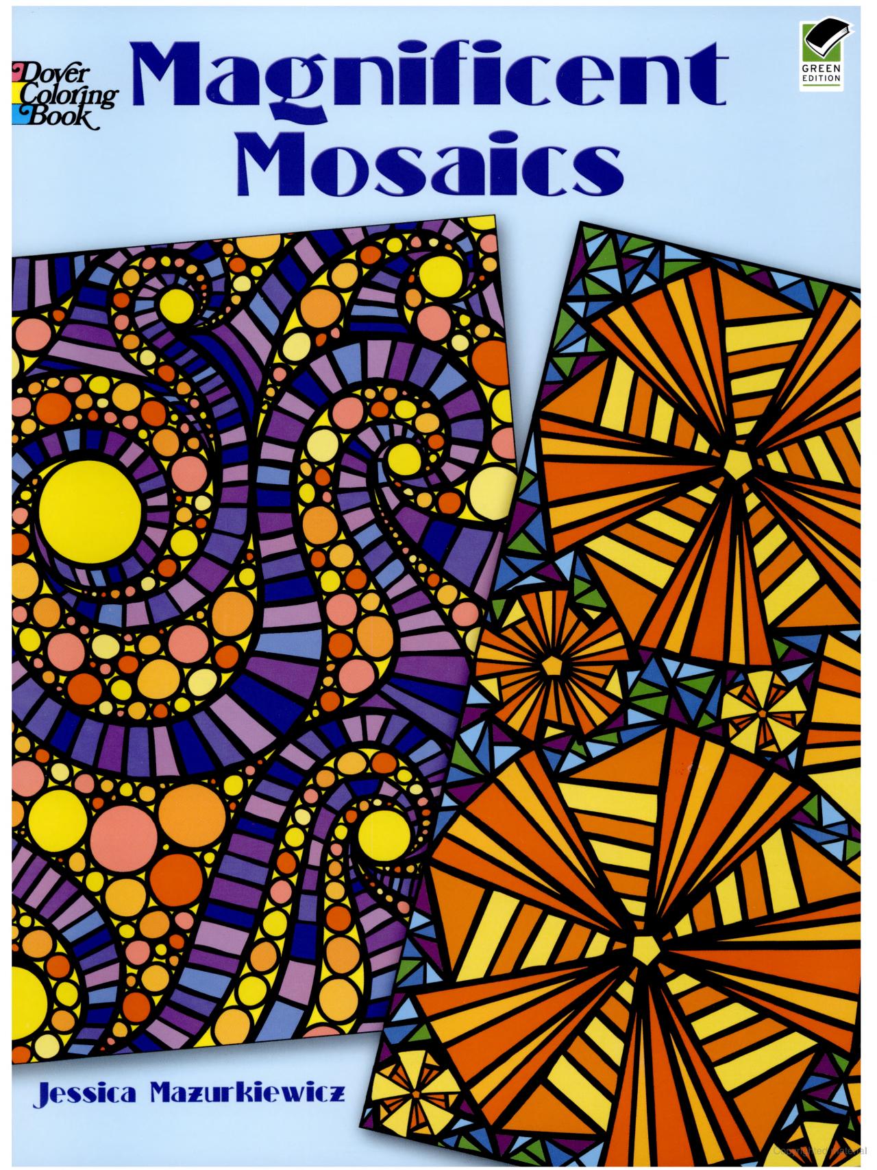 DVR Magnificent Mosaics Coloring Book