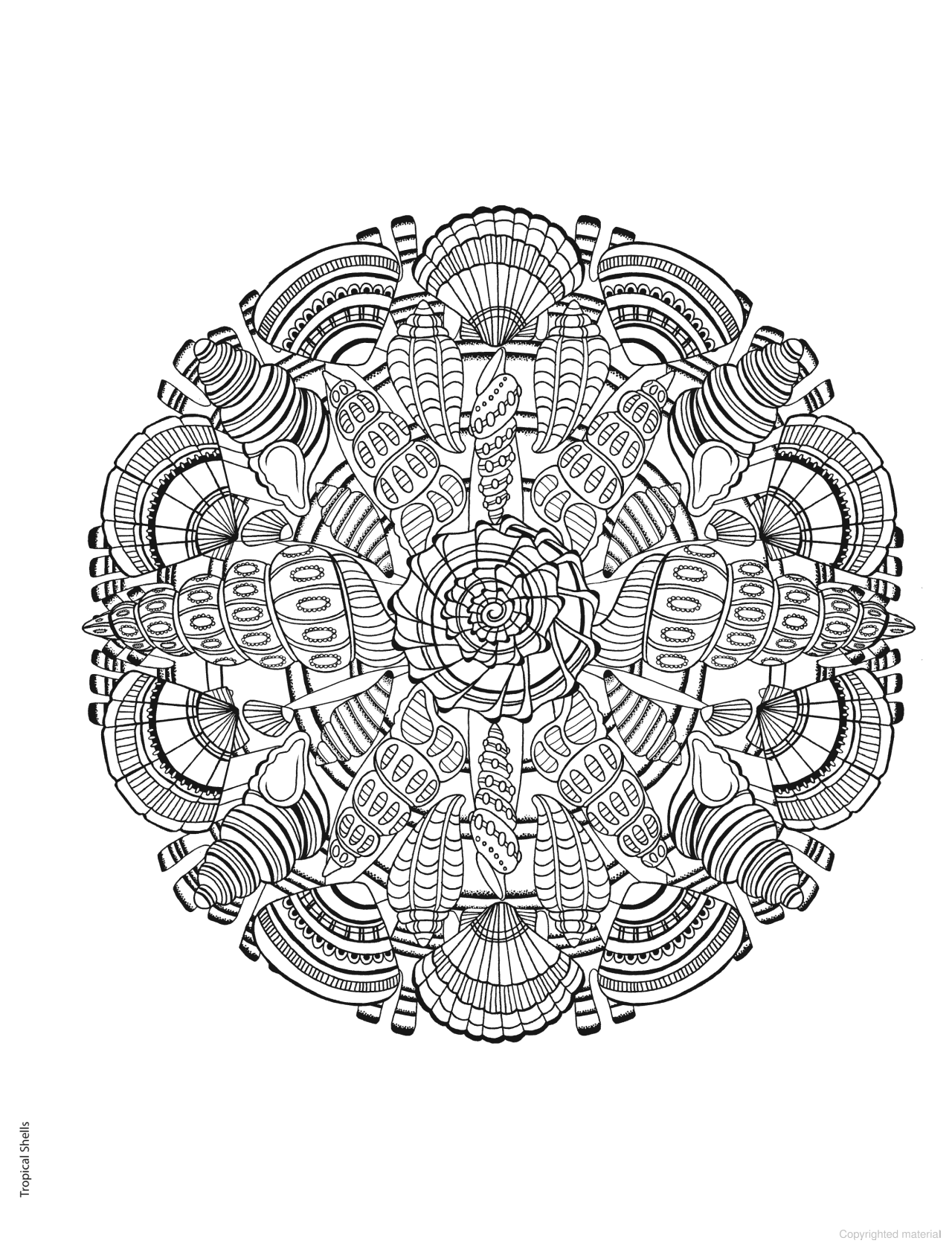 DVR Creative Haven® Coloring Book: Stunning Sea Life Mandalas