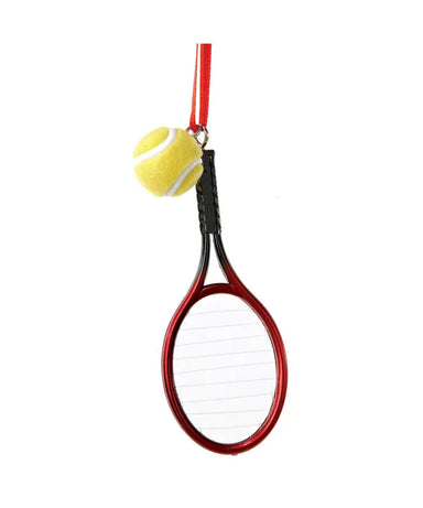 Tennis Racket and Ball Ornament