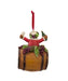 I Believe in Wine Santa on Wine Barrel Ornament