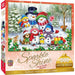 Frosty Family Moments 500 Piece Glitter Sparkle and Shine Puzzle