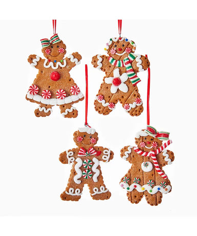 Gingerbread Boy or Girl Ornament (Single) Various Styles