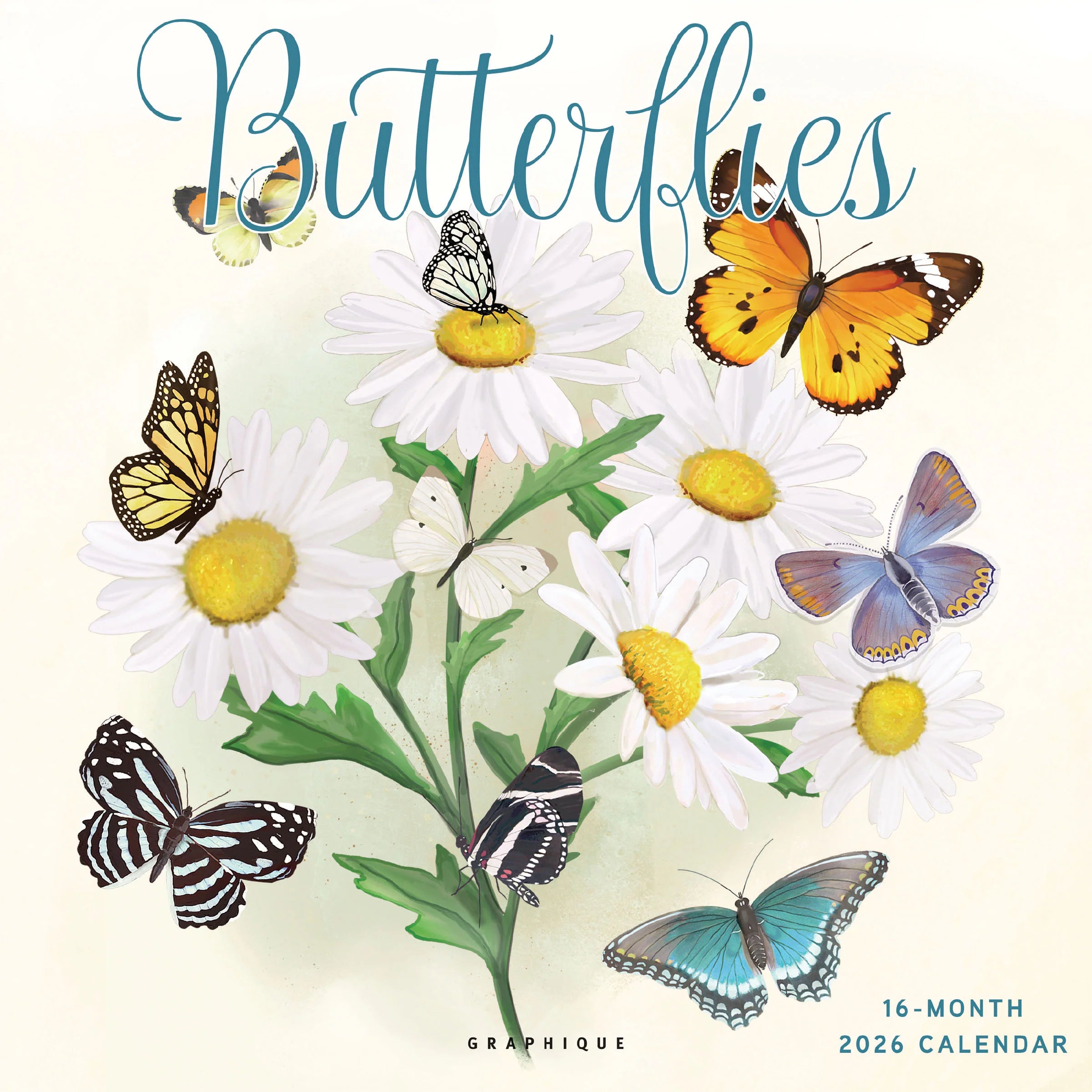 Butterflies 2026 Wall Calendar