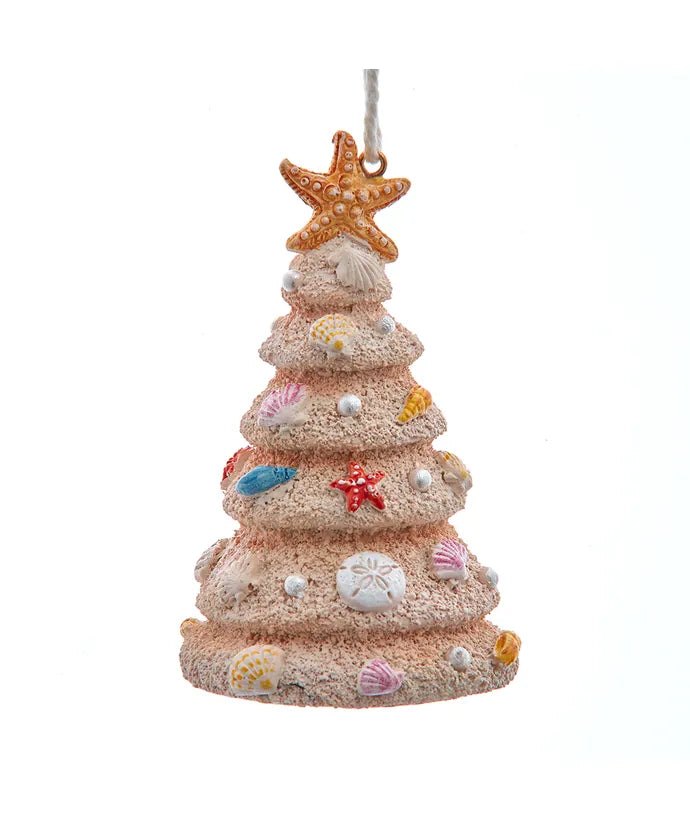 Sandcastle Christmas Tree Ornament