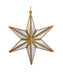 Ivory and Gold Mirrored Star Ornament