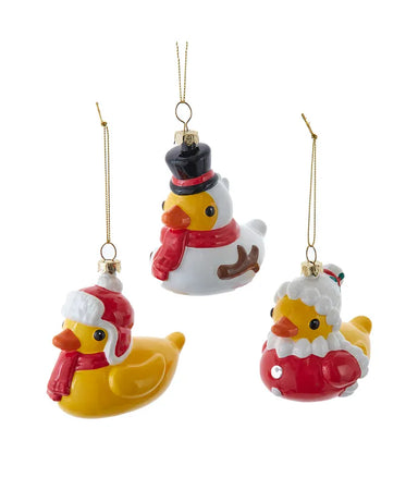 Yellow Duck in Costume Ornament - (Single) Various Options