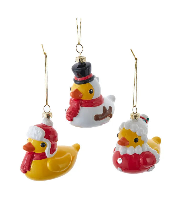 Yellow Duck in Costume Ornament - (Single) Various Options