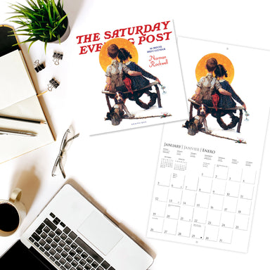 The Saturday Evening Post Norman Rockwell 2025 Wall Calendar    