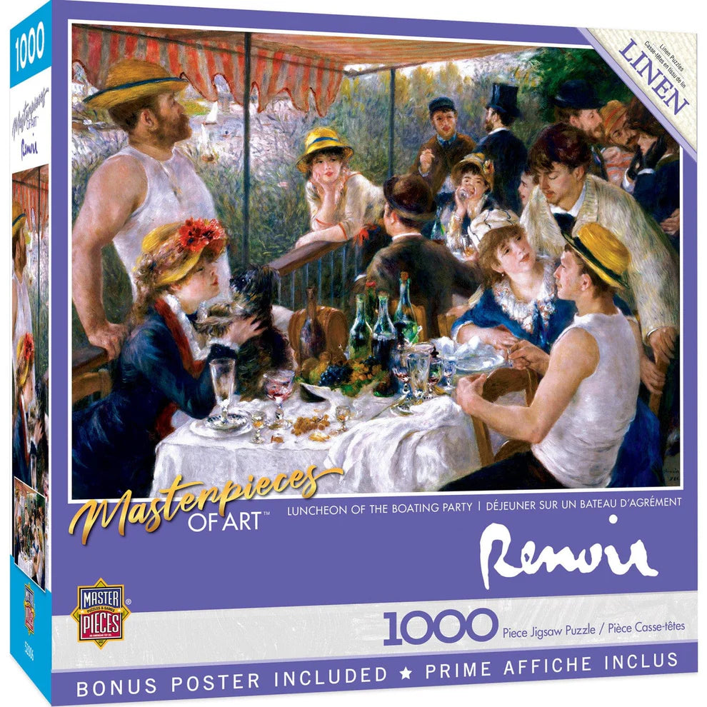 Luncheon Of The Boating Party 1000 Piece Renoir Masterpieces of Art Puzzle
