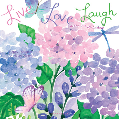Live, Love, Laugh 2026 Wall Calendar