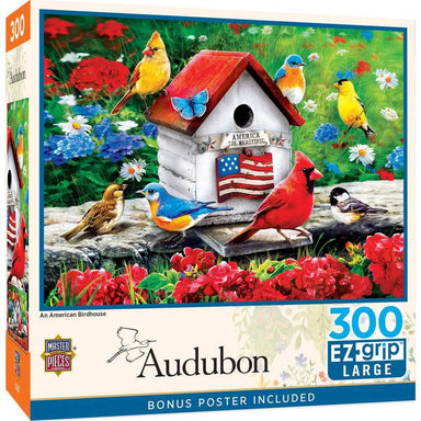 An American Birdhouse 300 Piece Audubon EZ Grip Puzzle