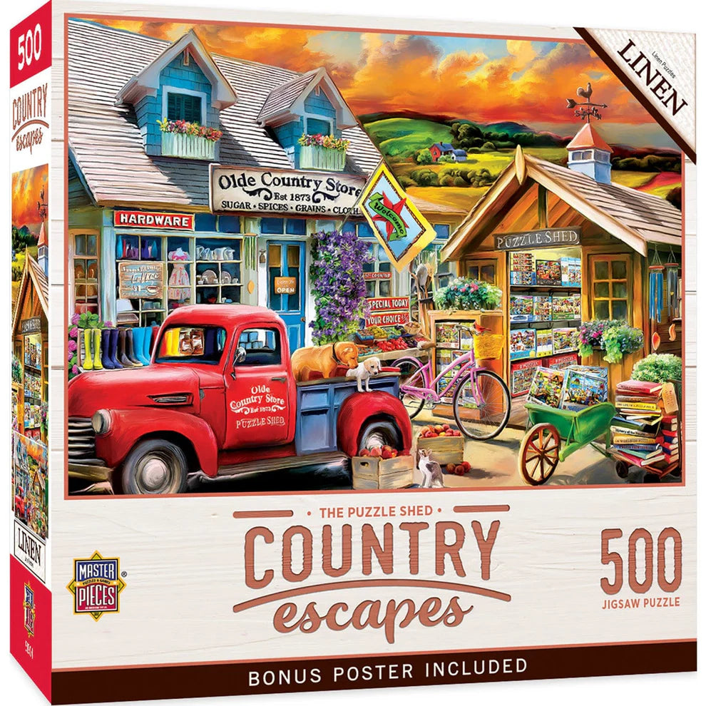 The Puzzle Shed Country Escapes 500 Piece Puzzle