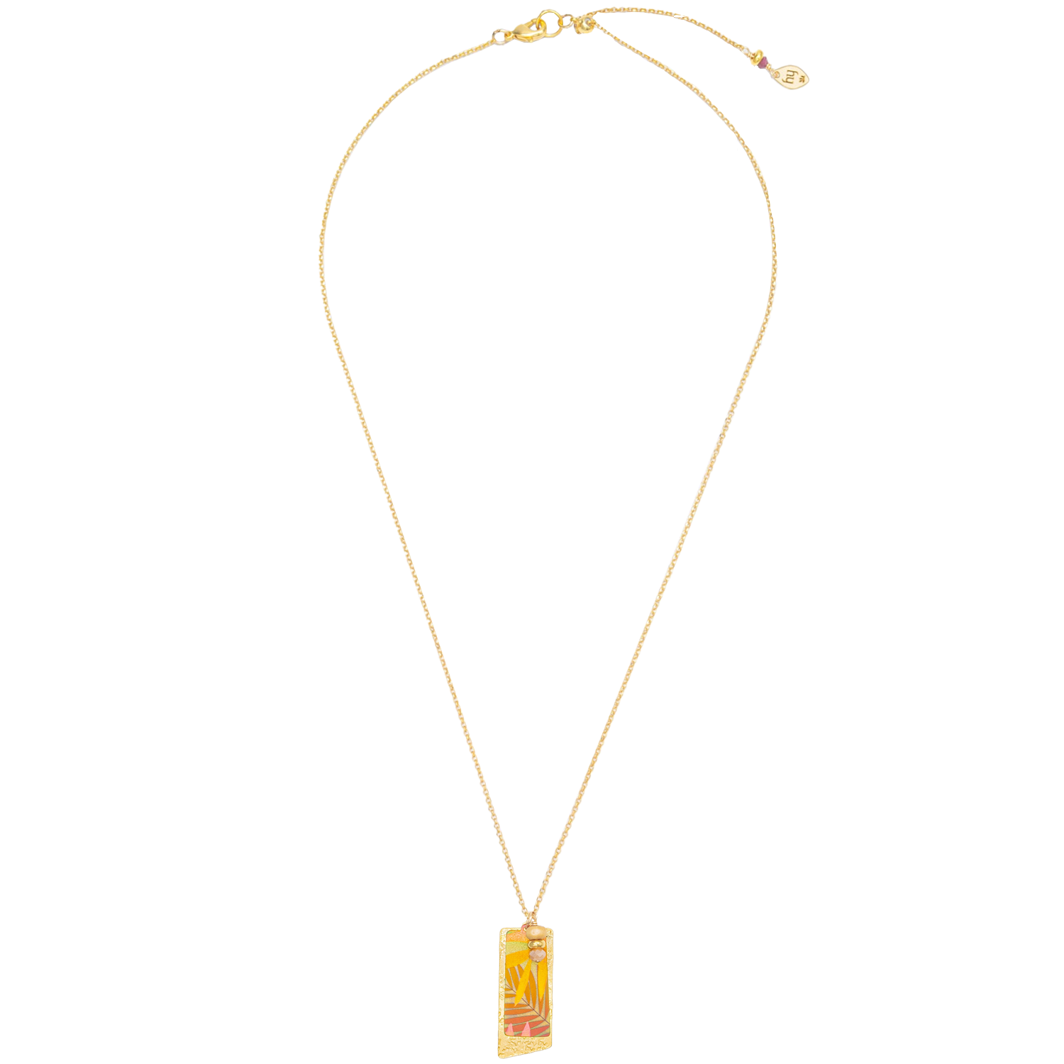 Holly Yashi Davy Pendant Necklace - Tropic Peach