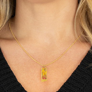 Holly Yashi Davy Pendant Necklace - Tropic Peach