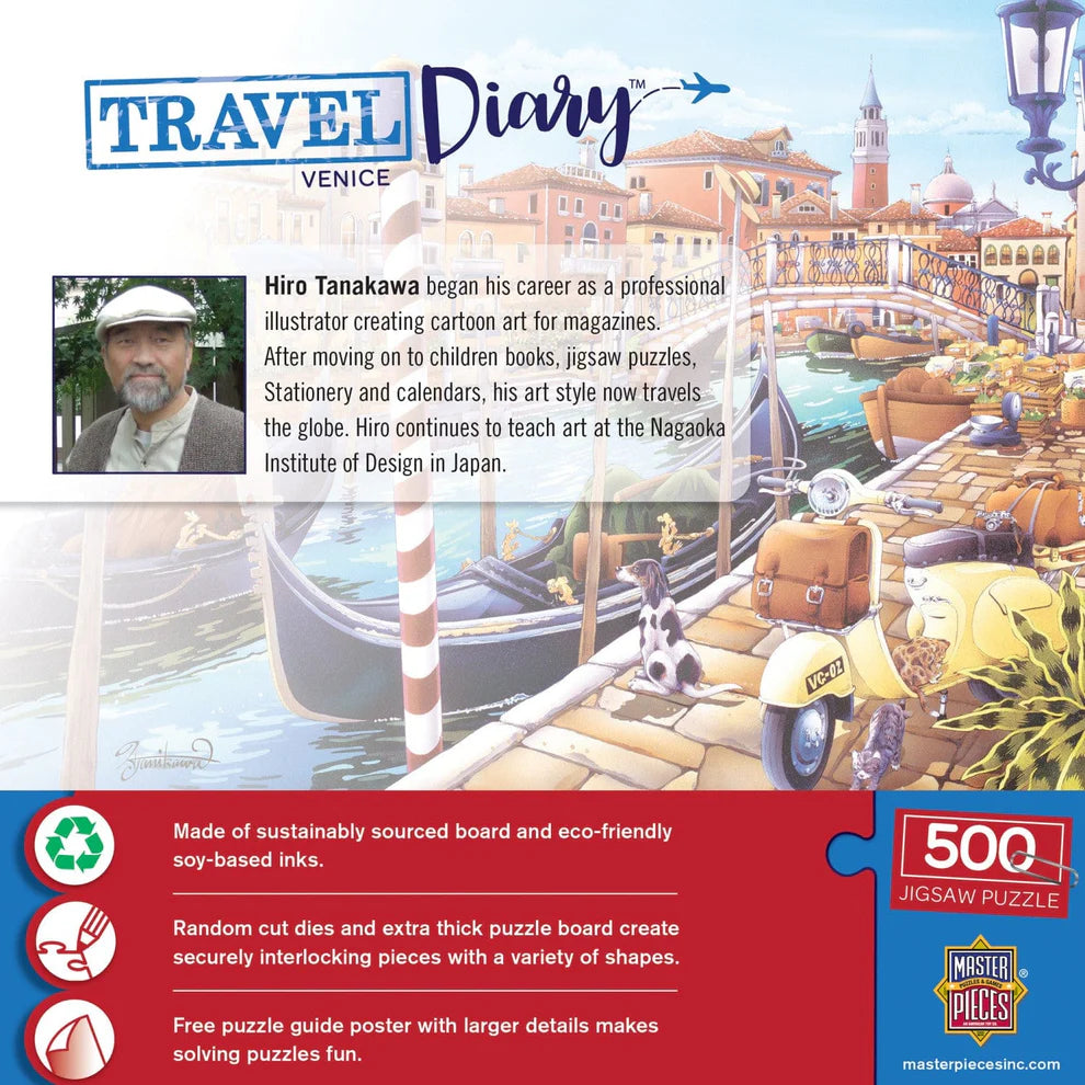 Travel Diary Venice 500 Piece Puzzle