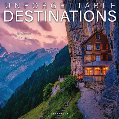Unforgettable Destinations 2026 Wall Calendar
