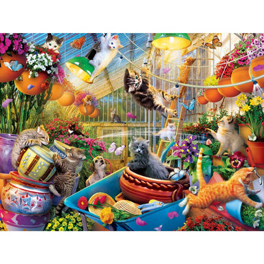 Greenhouse Gone Wild 300 Piece Glow In The Dark Large Format Puzzle