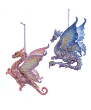 Fantasy Dragon Ornament - Single, Various Options