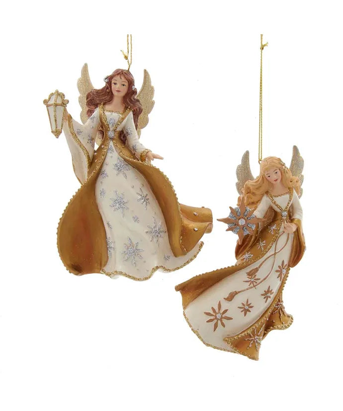 Golden Angel Ornament - Single, Various Styles