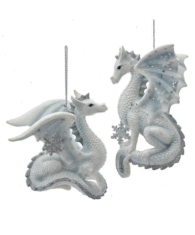 Snow Dragon Ornament - Single, Various Styles