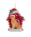 Golden Retriever Doghouse Ornament