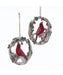 Birch Berry Cardinal Ornament - Single, Various Styles