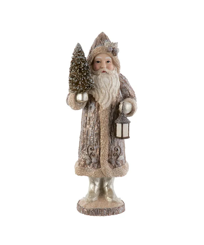 Rustic Glam Belsnickel Santa Figurine