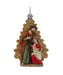 Gold Glittered Nativity Tree Ornament
